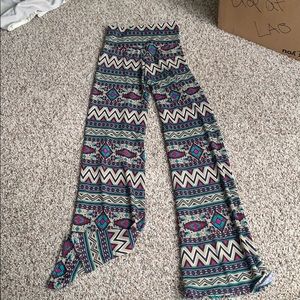 Patterned hippie shorts